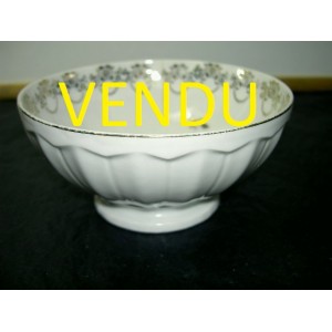 Limoges porcelain bowl gilt