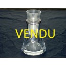 Vodka glass blown glass signed Saint Hilaire