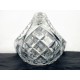 Petit panier en cristal taillé