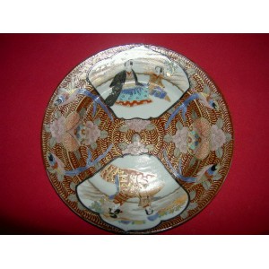 pair of Imari porcelain plates nineteenth century