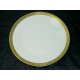 assiette bord doré
