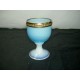 coquetier en opaline bleue