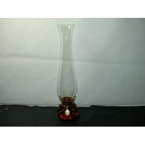 Vase soliflore en verre de bohême soufflé bouche