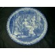 assiette delft scene de repas