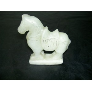 Statuette of horse hard stone
