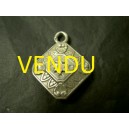 Bijou breloque de hochet (pendentif) ancien argent et or