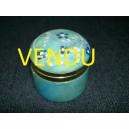 Bo&icirc;te &agrave; bijoux en albatre italien bleue