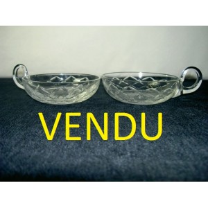 2 wineskin Saint Louis Crystal