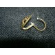 Paire de boucles d'oreille dormeuses anciennes