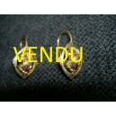 Paire de boucles d'oreille dormeuses anciennes