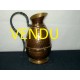 Hammered copper pitcher