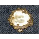 Broche ancienne porte-photo art nouveau