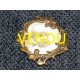 Broche ancienne porte-photo art nouveau