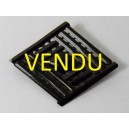 Broche de deuil noire art d&eacute;co