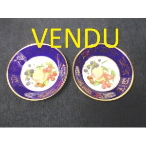 2 coupelles en porcelaine de limoges