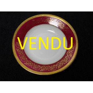 Soup plate porcelain Limoges