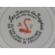 Plat à tarte en porcelaine