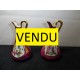 Paire de petits vases forme aiguière 