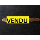 Coupe-papier en bois pyrogravé 