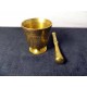 mortier et pilon en bronze (ou laiton)  massif