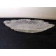 coupelle en verre en forme de feuille 