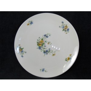 plat ancien  de service rond en porcelaine de Limoges