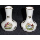 ensemble de 2 petits vase N°2