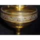 Lampe à pétrole ancienne en laiton marque Unis