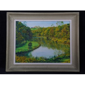 Table oil painting signed L. MOREAU