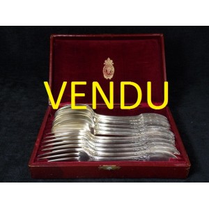 Petite m&eacute;nag&egrave;re 6 couverts Christofle mod&egrave;le Marie Antoinette