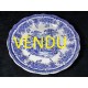 Round dish earthenware English
