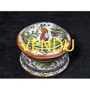 China small box in the style of Quimper