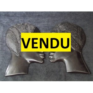 Couple Profiles African ebony faces