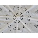 Packing umbrella white cotton openwork embroidered
