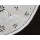 Packing umbrella white cotton openwork embroidered