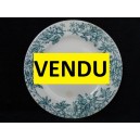 Earthenware dinner plate ironstone model Jouvence