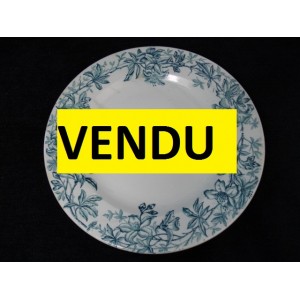 Earthenware dinner plate ironstone model Jouvence