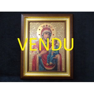 Reproduction of Russian Icon certified and numbered