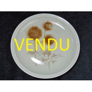 Assiette en gr&egrave;s vintage