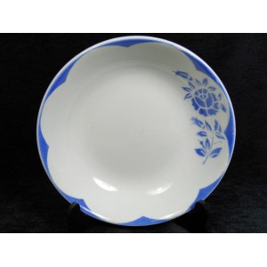 Assiette creuse en faïence Digoin-Sarreguemines modèle Corsica