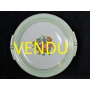 Flat cake old Limoges porcelain