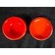 boite en opaline rouge