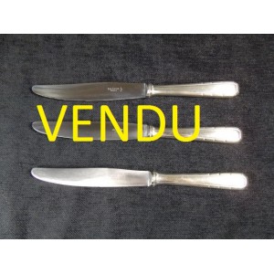 3 knives christofle art deco