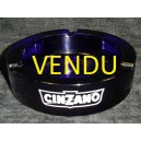 Cinzano ashtray blue glass
