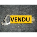 Décapsuleur en métal argenté tête de chien