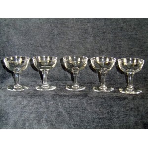 Glassware walk 5 rooms cupped