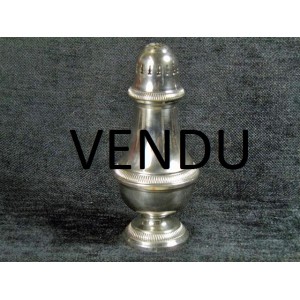 Saupoudreuse &agrave; sucre m&eacute;tal argent&eacute; 