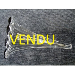 Vase cornet en cristal