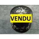 Wooden box blackened Napoleon III pearl inlay 